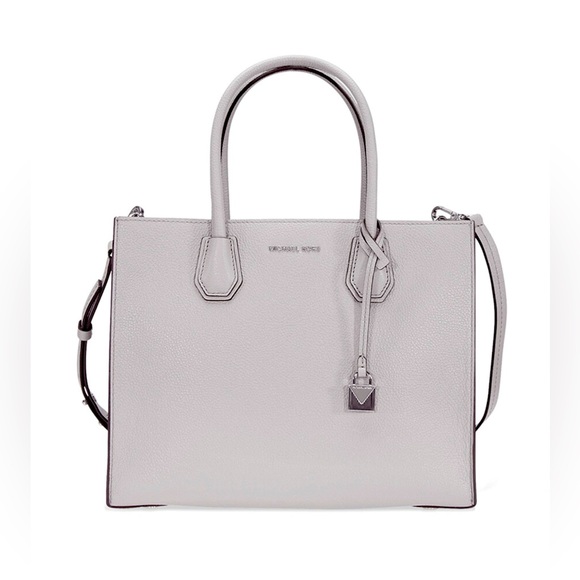 Michael Kors Large Gray Pebbled Leather Tote - Picture 1 of 17